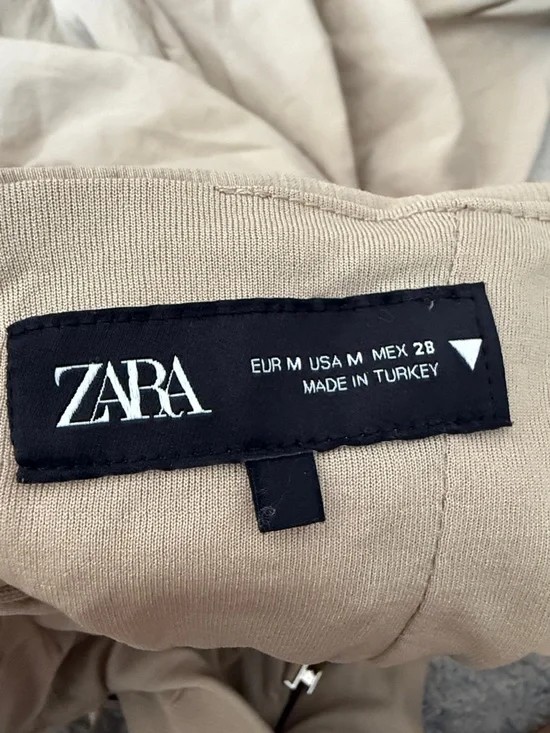 Zara tan v neck halter open back sheath dress - Picture 11 of 13